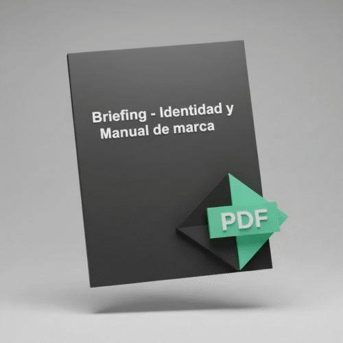 Briefing interactivo para Identidad Corporativa + Manual de marca. Plantilla